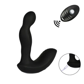 10 Režimas Dual Motor Vibruojančiu Prostatos Massager Belaidis USB Įkrovimo Analinis Kaištis Vibratorius Erotiniai Butt Plug Suaugusiųjų Sekso Žaislais Vyrams