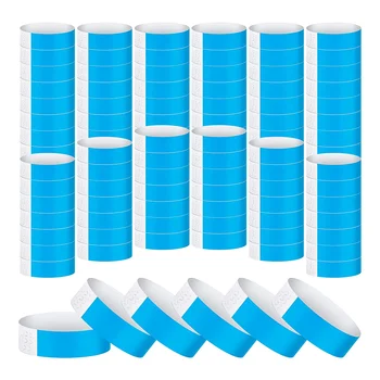1200 Pakuotės Iš Popieriaus Rankogaliai įvairiai Veiklai, Neoninės Šviesos Rankogaliai Lengvas Koncertas Rankogaliai (Mėlyna)