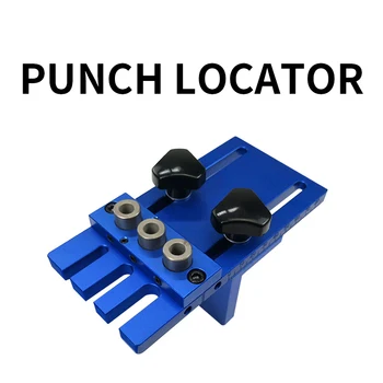1PC Medienos apdirbimo Žurnalas Kaiščio Skylę Puncher Mašina Trijų-in-Vieną Skylę Puncher Positioner Medienos apdirbimo Puncher Positioner Įrankis