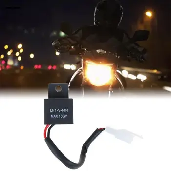 1Pc 2-Pin LED Flasher Relay Keisti 12A Elektroninių Už Kawasaki Honda Suzuki Yamaha Motociklo Variklio Posūkio Signalo Lemputė Hyper Flash