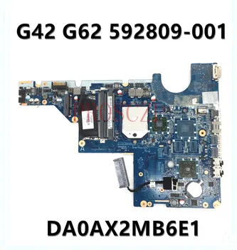 592809-001 592809-501 592809-601 Mainboard HP G42 G62 CQ42 CQ62 Nešiojamas Plokštė DA0AX2MB6E1 REV E DDR3 100% Visiškai Išbandyta