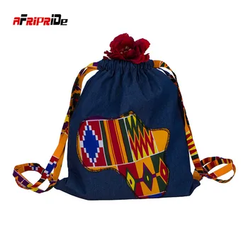 Afrikos kuprinė Mados maišelį Laisvalaikio stiliaus dvigubo petį Atspausdintas krepšiai wyb435