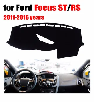 Automobilio prietaisų skydelio apima kilimėlis FORD FOCUS ST, RS 2011-2016 kairėje ratai dashmat trinkelėmis brūkšnys apima Priemonė platformos priedai