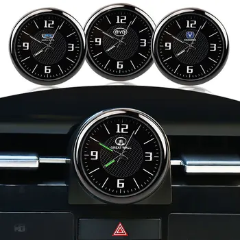 Automobilių Laikrodis Šviesos Vidaus Pasta Mini Mechaninė Kvarcinis Laikrodis Nissan Tiida Qashqai J11 Patrol Atvirkščiai Prasideda Kovo Priedai