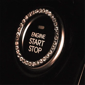 Automobilių Start Stop užvedimo raktelį Žiedas, skirtas Mercedes Benz A200 A180 B180 B200 CLA GLA AMG A B C E S Klasė, CLS GLK CLK SLK