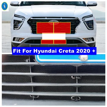 Automobilių Vabzdžių Atrankos Akies Priekinės Grotelės Įterpti Ju Apsaugos Komplektas Tinka Hyundai Creta 2020 - 2022 Išoriniai Priedai