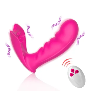 Belaidis Nuotolinio Valdymo G Spot Klitorio Stimuliatorius Sekso Žaislai Moterims, Suaugusiųjų Makšties Massager Nešiojami Drugelis Dildo, Vibratoriai