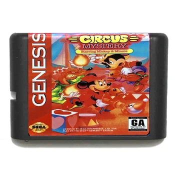 Didysis Cirkas Paslaptį, 16 bitų Sega MD Žaidimo Kortelės, Mega Drive Genesis Vaizdo Žaidimų Konsolės