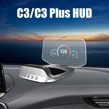 Head Up Display, Automobilių Aksesuarai, Auto Projektorius Hud Navigacijos GPS obd2 Spidometras C3 HUD