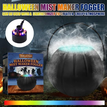 Helovinas Ragana Puodą Dūmų Mašina Rūko Maker Vandens Fontanas Fogger Spalva Keičiasi Rūko Mašina Šalies Prop Helovinas Apdailos