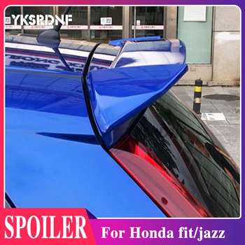 Honda fit/jazz Spoileris Aukštos Kokybės ABS Medžiagos, Automobilių Galinis Sparnas Gruntas Spalvos Galinis Spoileris Honda Fit B Spoileris 2014-2016 m.