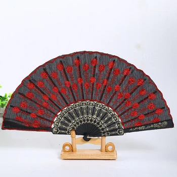 Kinijos Klasikinės Lankstymo Ventiliatorius Derliaus Povas Modelio Gerbėjams Lady Dance Vertus, Ventiliatorius Bambuko Lankstymo Ventiliatorius Šalies Namų Dekoro
