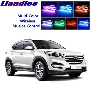 LiandLee Automobilių Švyti Interjero Dekoratyvinės Grindų Atmosfera Sėdimos vietos Akcentas Aplinkos Neoninės šviesos Hyundai Tucson