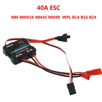 MN86K G500 modifikuotų ESC GN-21 40A miniatiūriniai brushed ESC, dvipusis laipiojimo režimu RC Automobilių Dalys MN91K MN45 MN99 WPL B14 B16 B24