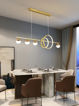 Modernus Nordic LED šviesos prabangus valgomasis šviesos kūrybos 2021 kambarį baras paprasta šiuolaikinės liustra