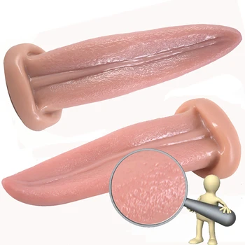 Naujovė Sekso Žaislai, Modeliavimo Kalba Moterų Masturbacija Prietaiso Sekso Žaislai Moterims, Klitorio Orgazmas Tikroviškas Liežuvis Butt Plug