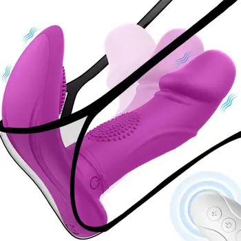 Nešiojami Vibratorius Sekso Mašina Kelnaitės Belaidžio Nuotolinio 3 Wiggling 7 Vibracijos G Spot Stimuliatorius Dildo Sekso Žaislai Dildo Moterims