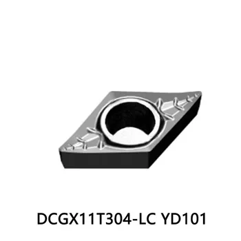 Originalus CT DCGX11T304-LC YD101 DCGX 11T304 Volframo Karbido Įdėklai Apdorojimo Aliuminio Lydinio, Vario Tekinimo Įrankiai CNC Cutter