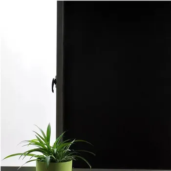 Privatumo langų plėvelė Blackout Anti-UV stiklo lipdukas Statinio Lango Atspalvis, 100% Šviesos Blokavimas Matinio Miegamojo Dekoratyviniais Vinilo kinas