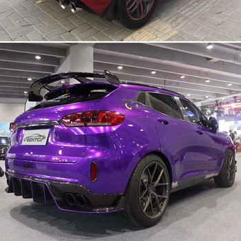 Skirta Mazda3 Axela HATCBACK 2015-2018 Anglies Pluošto galinis įkrovos Sparno Spoileris, Galinis Stogo Aptakas Sparno Kamieno Lūpų Įkrovos Padengti Automobilio Stiliaus