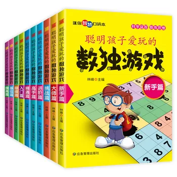 Sudoku Kopėčių Mokymo Į Vaikų Šešių tinklelis Keturių Tinklelio Sudoku Žaidimas, Pagrindinis Knygos Leidimas Devynių Tinklelis pradinės Mokyklos Mokiniai