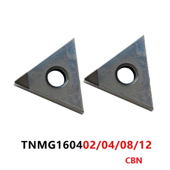 UŽ TNMG 160402 160404 CBN TNMG160402 TNMG160404 Diamond Boro Nitrido TNMG1604 TNMG16 Staklės, Pjovimo CNC Tekinimo Įrankių