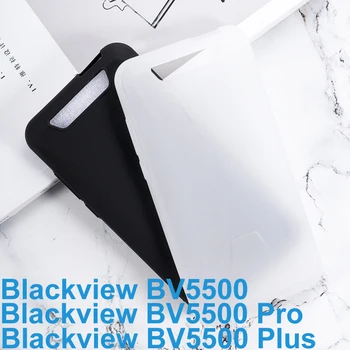 Už Blackview BV5500 Pro IP68 Bamperis Silikono Atveju Apsauginis Telefono Shell Blackview BV5500 Plius Minkštos TPU Galinį Dangtelį Rubisafe