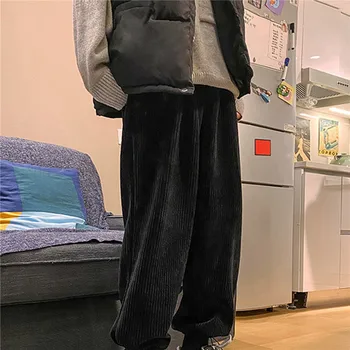Velvetas Vyrų Haremas Kelnės Mados Vyras Sweatpants Moteris Atsitiktinis Kelnės Streetwear Japonų Pora Atsitiktinis Kelnės Naujos 2022