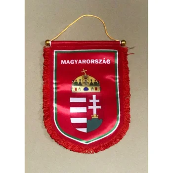 Vėliavos Vengrijos Nacionalinės Futbolo 30cm*20cm Dydžio Dvigubus Šonus, Kalėdų dekoracijos Kabo Vėliavos Banner Dovanos