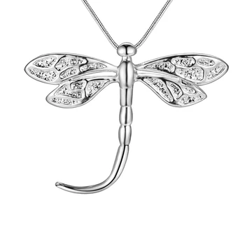 dragonfly gražus didmeninės sidabro padengtą Karoliai Naujų Pardavimo sidabro karoliai & pakabučiai /CKGJKYLH YHFBEZXN
