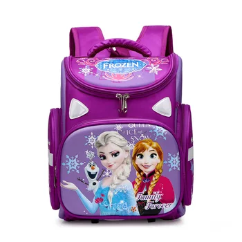  naujas Disney animacinių filmų kuprinė užšaldyti erdvės maišelį rusijos pirminės schoolbags naštos mažinimo lankstymo erdvės, vaikų krepšys