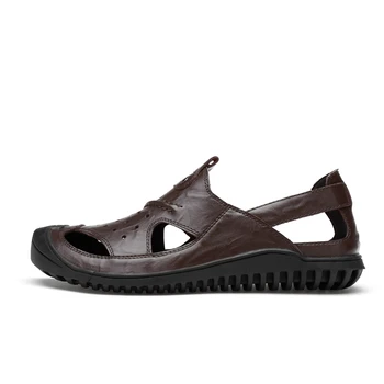 rasteira sandalias deportivas už sandalia odos heren sandalai vasarą romos mens mados gumos vyrų da sandalai-vyrų paplūdimio mens
