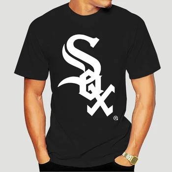 vyrai t marškinėliai mados 2014 Prekės Pitchback Silver White Sox in zwart 100% trumpomis Rankovėmis t marškinėliai tee marškinėliai 3613X