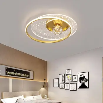 Šiuolaikinės paprastas miegamasis star lubų lempa, šiltas, romantiškas star lubų lempa nauja kambarį tyrimas lempos