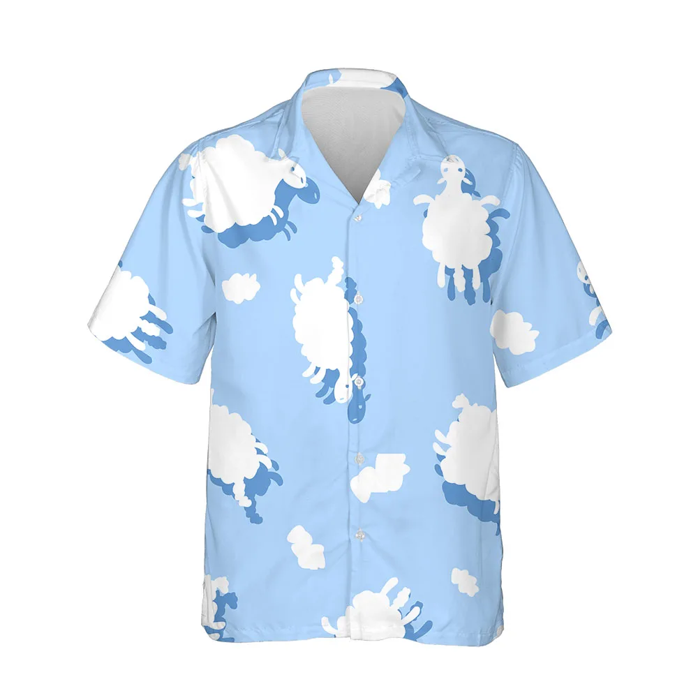 Jumeast 3D Vasaros Mens Havajų Marškinėliai trumpomis Rankovėmis Festivalis Drabužių Paplūdimio Palaidinės Streetwear Single-breasted Atsitiktinis Marškinėliai Vyrams