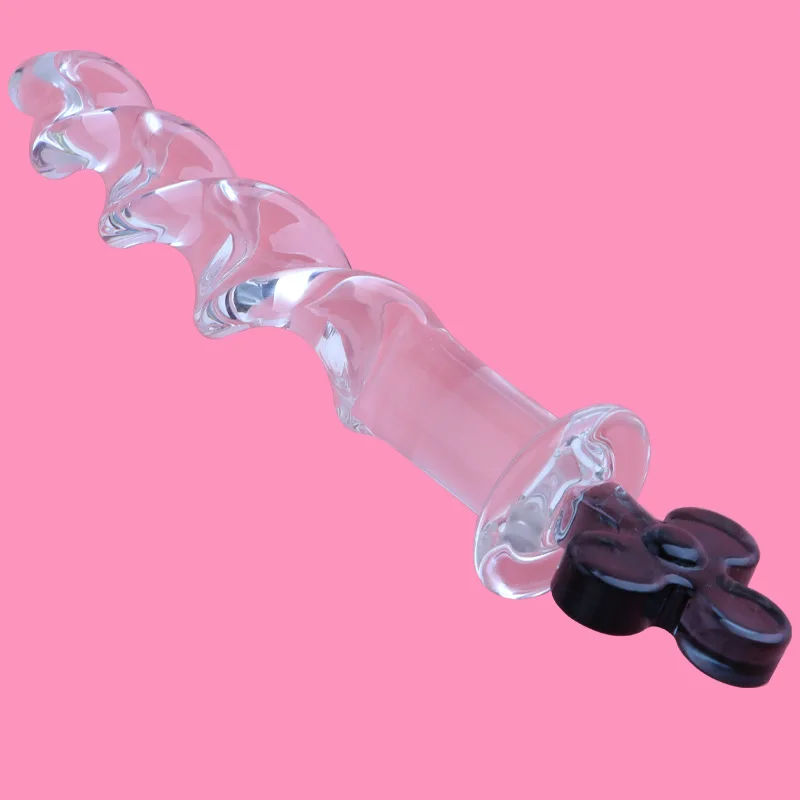 Naujas Didelis Pyrex Stiklo Kristalų Dildo Varpos Gaidys Analinis Lesbiečių Suaugusiųjų Sekso Žaislai Moterims, Gėjų, Moterų Masturbacija Stiklo Analinis Granulės